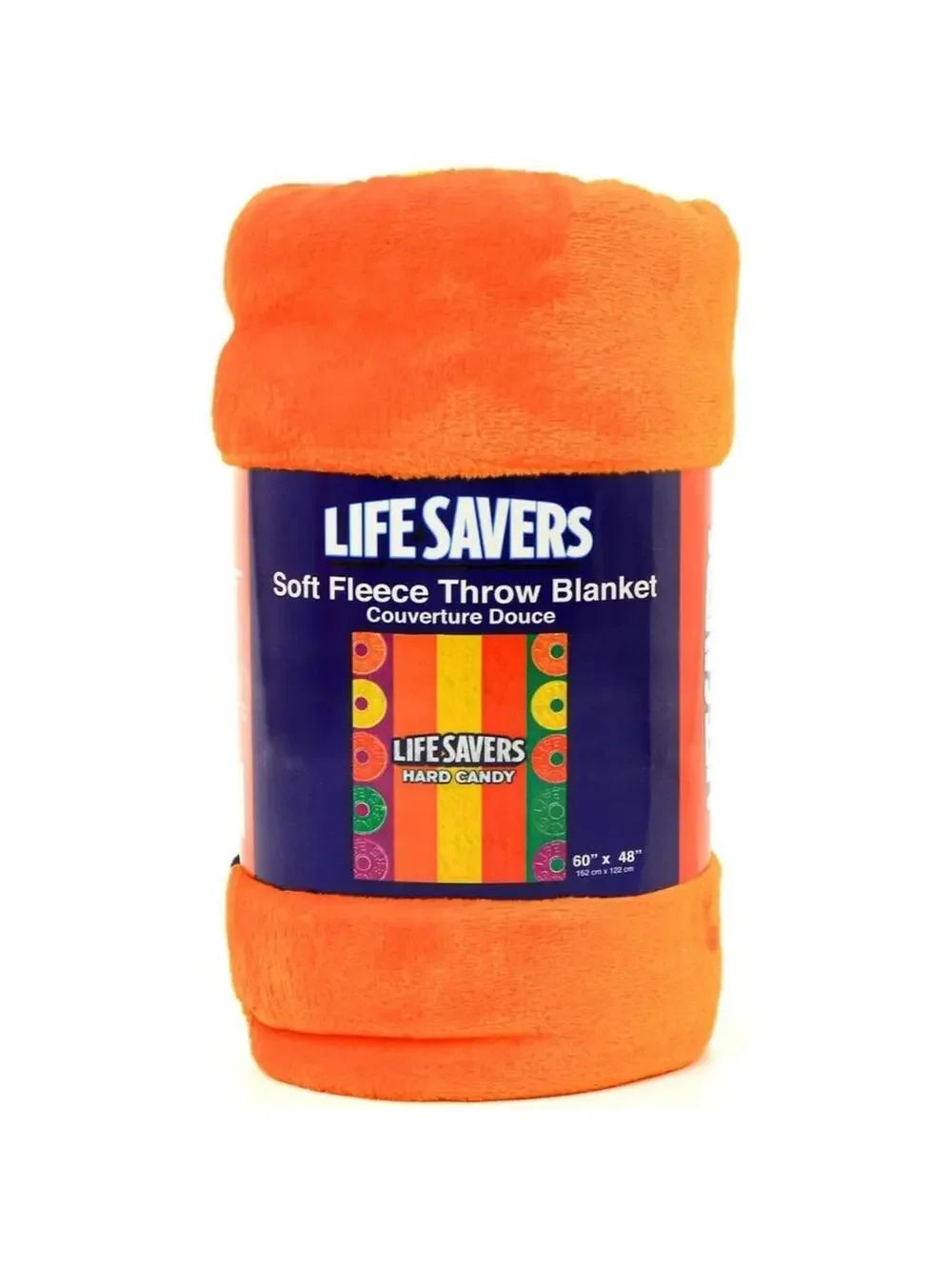 Life Savers Blanket Cute Colorful Candy Striped Soft Throw Blanket Brand New